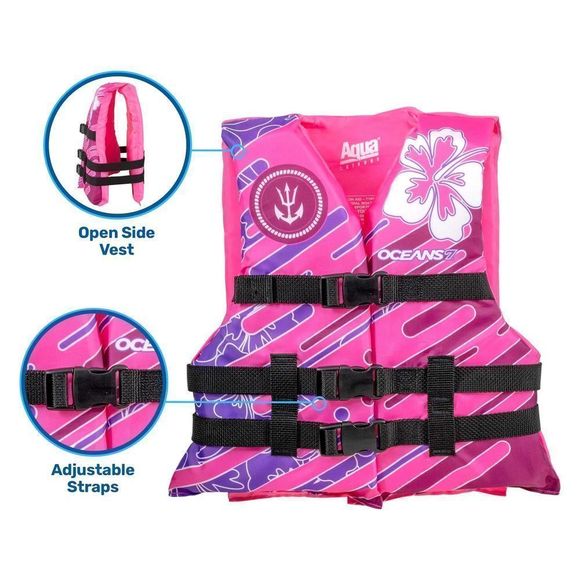 Aqua Leisure Ocean7 Type III personal flotation device Coast Guard approved - Picture 1 of 3